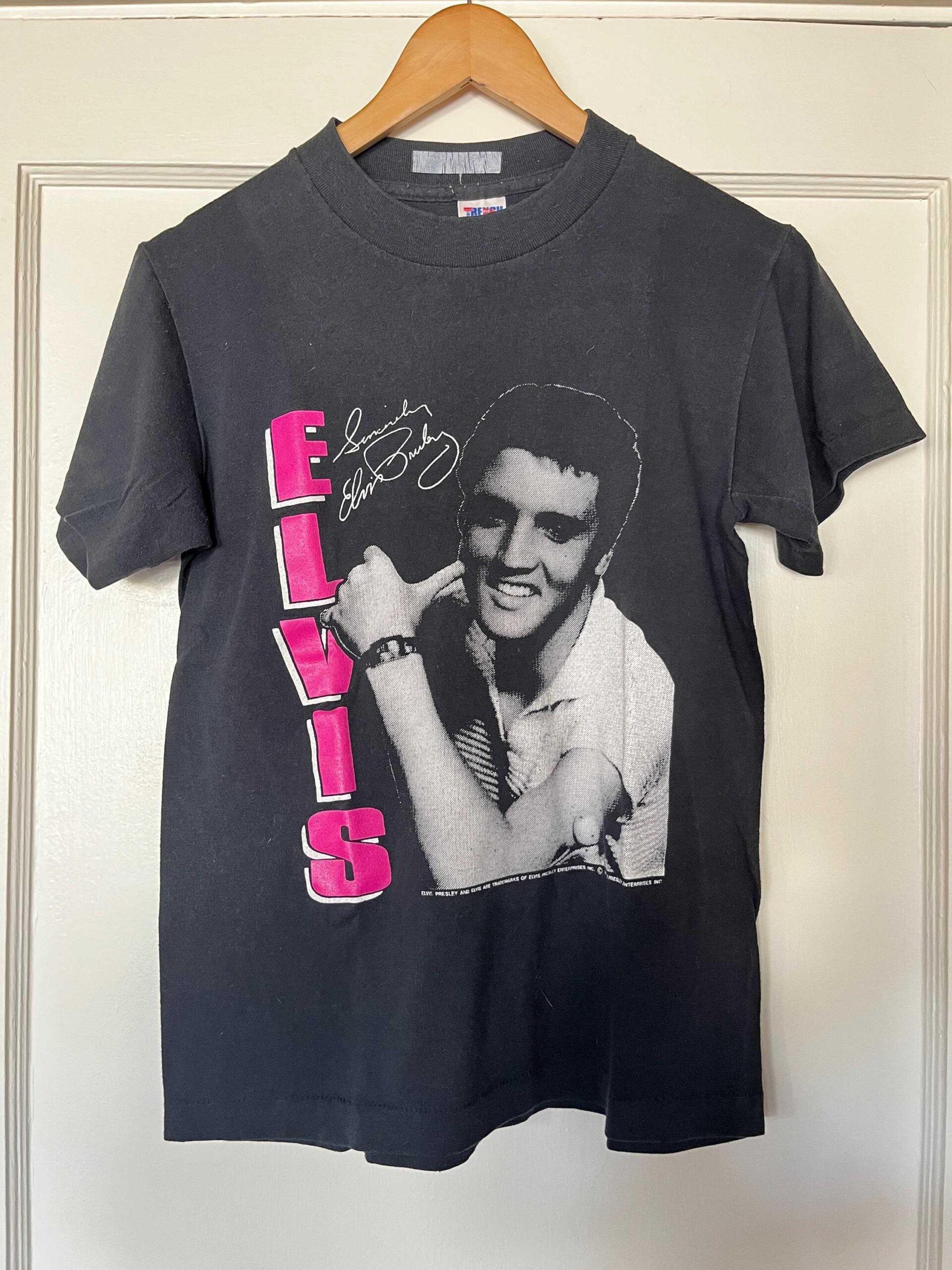 1990 Elvis Presley Rockabilly Punk Shirt Amazing Condition Small