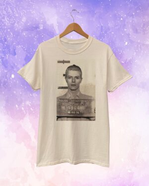 David Bowie Mugshot T-Shirt Unisex