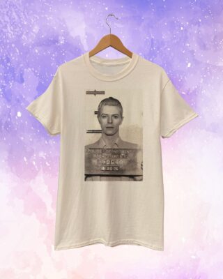 David Bowie Mugshot T-Shirt Unisex