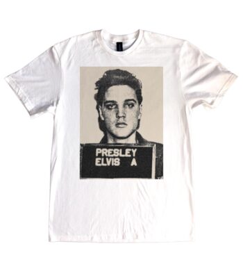 Elvis Mugshot Shirt 100 Cotton Classic Style