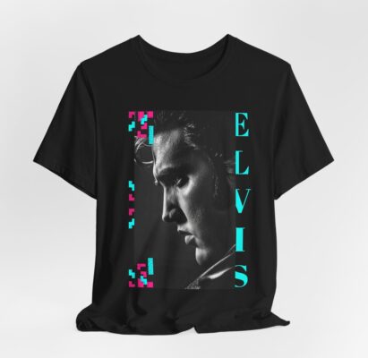 Elvis Presley Art Shirt Vintage Rock King TShirt for Dad