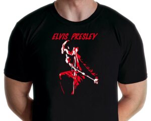 Elvis Presley Shirt Rock On with Jarod Art Design