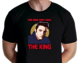 Elvis Presley The King Lives On Shirt by Jarod Art