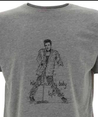 Elvis Rock Shirt Perfect Gift for Men in Fairwear Cotton