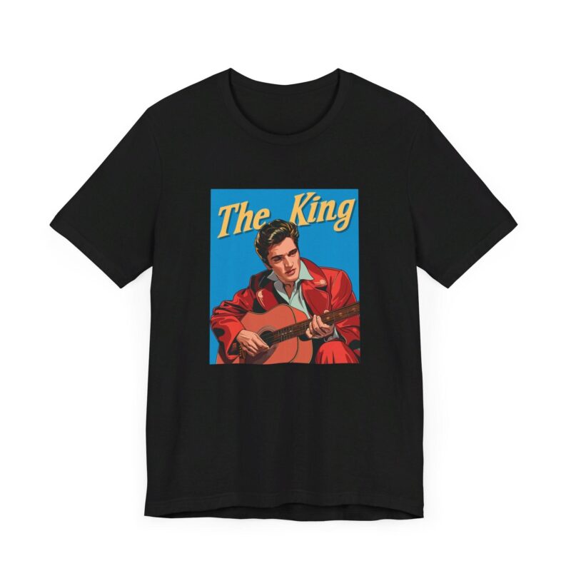 New Title Shirt Fit for a King Elvis Presley Rock Roll Tee for Music