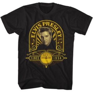 Rock in Style Elvis Sun Records 54 Black Shirt