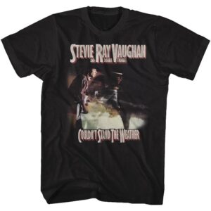 Stevie Ray Vaughan Weather Vibes Black Adult Shirt