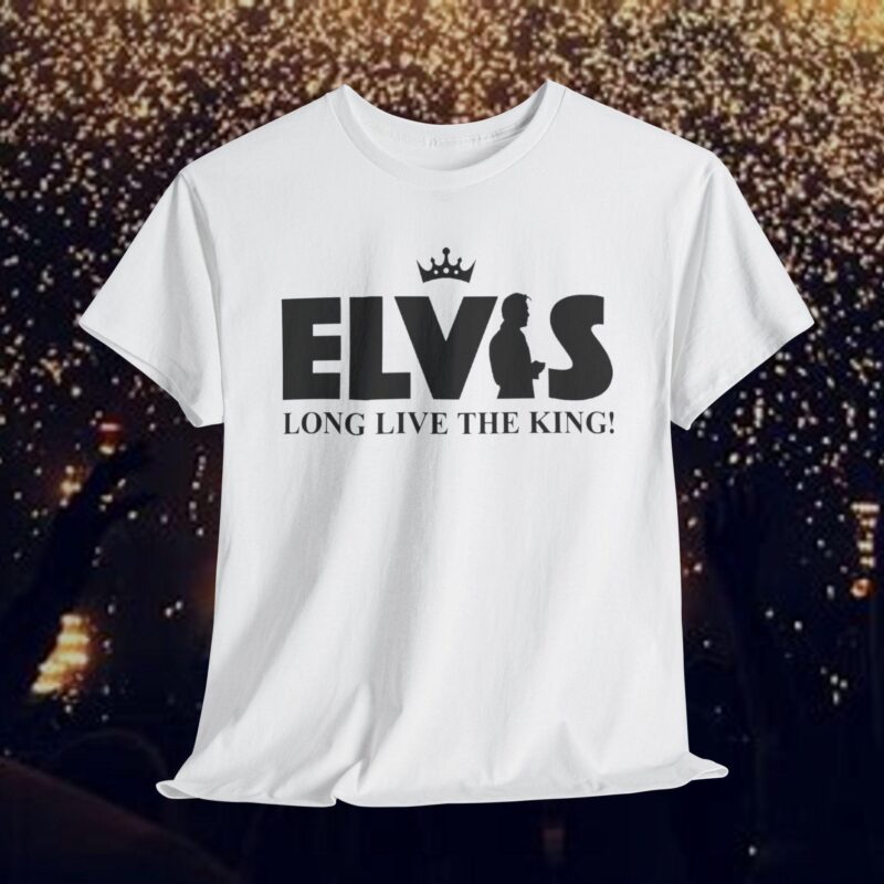 Vintage Elvis Graphic Band Shirt Retro Rock n Roll Concert Tee