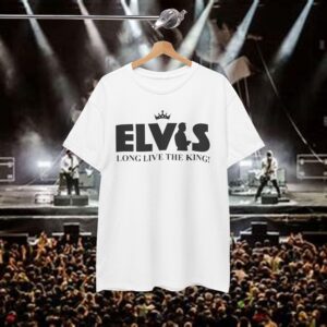 Vintage Elvis Graphic Band Shirt Retro Rock n Roll Concert Tee