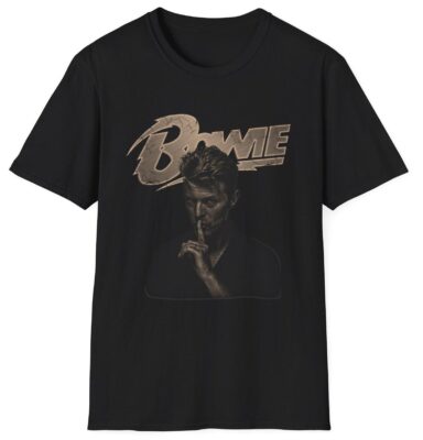 Vintage Style David Bowie Unisex Softstyle Shirt