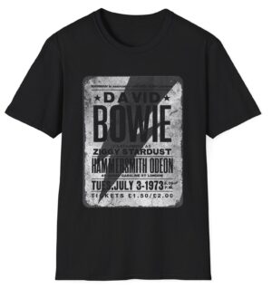 Vintage Style David Bowie Unisex Softstyle Shirt