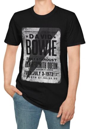 Vintage Style David Bowie Unisex Softstyle Shirt